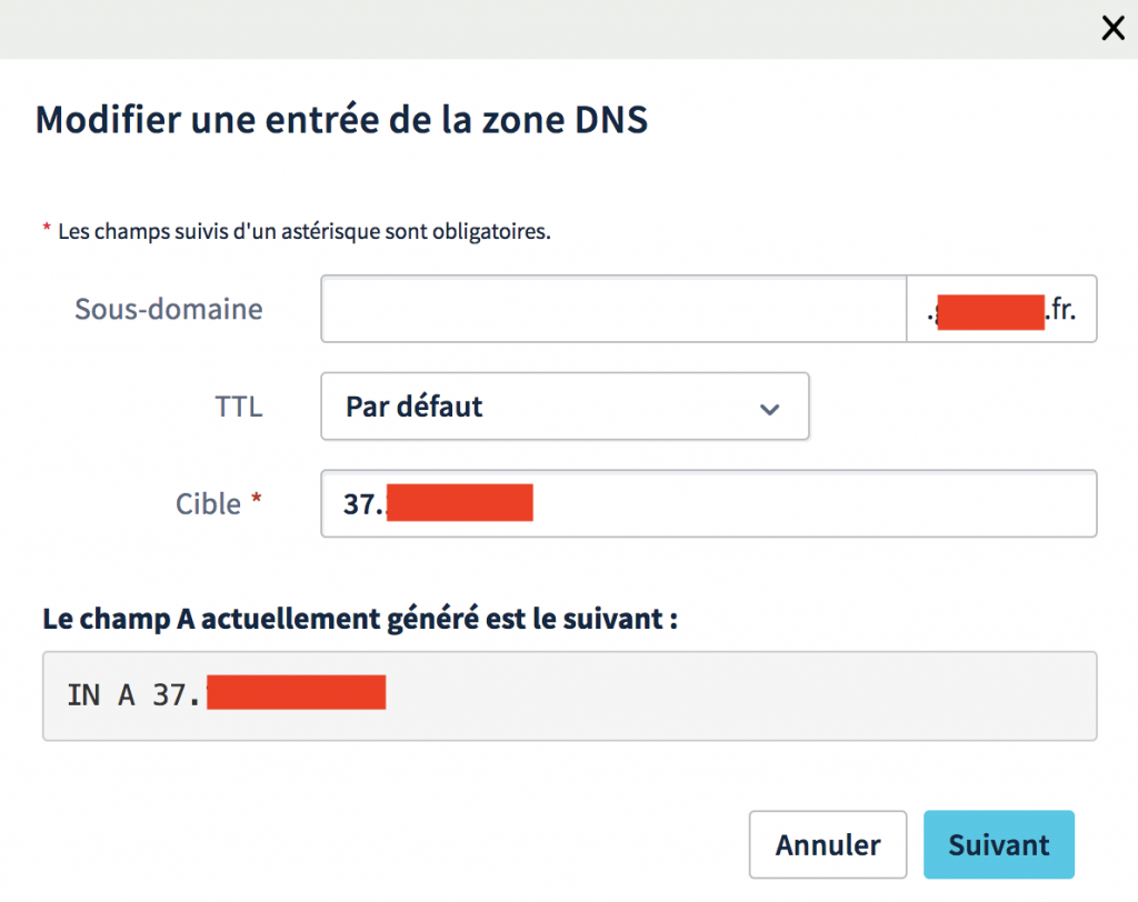 ovh dns